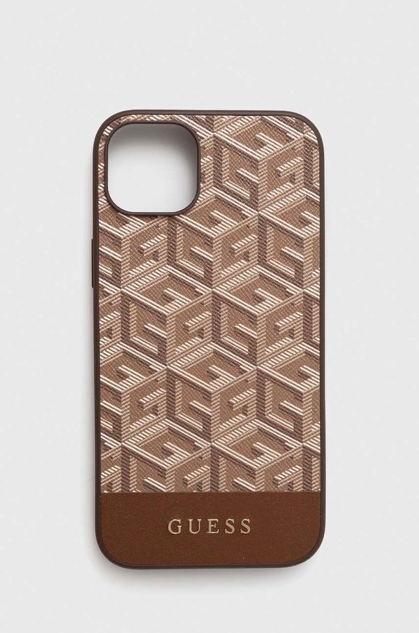 Guess Etui za telefon Guess iPhone 14 Plus 6,7" boja: smeđa