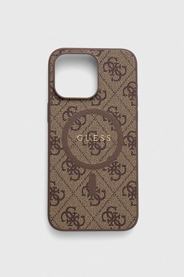 Guess Etui za telefon Guess iPhone 15 Pro Max 6,7" boja: smeđa
