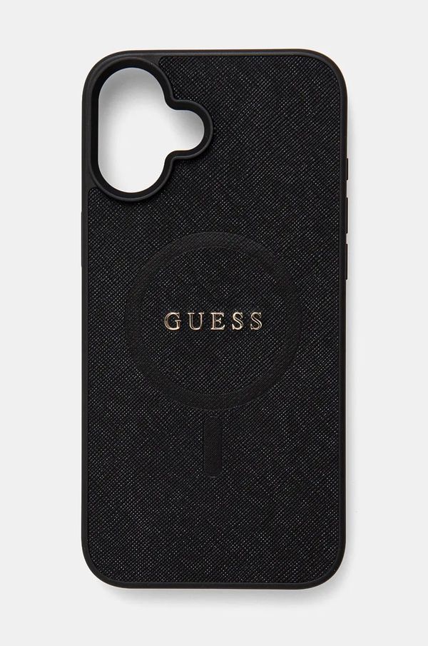 Guess Etui za telefon Guess iPhone 16 Plus 6.7 boja: crna, GUHMP16MPSAHMCK
