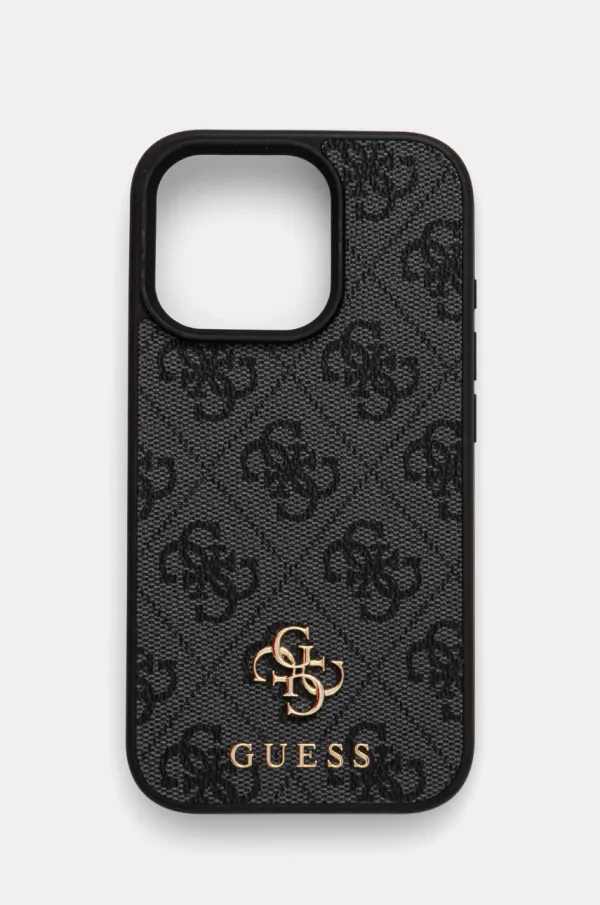 Guess Etui za telefon Guess iPhone 16 Pro 6.3 boja: siva, GUHMP16LP4SM4MK