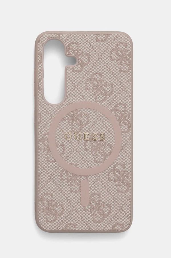 Guess Etui za telefon Guess S24 S921 boja: ružičasta, GUHMS24SG4GFRP
