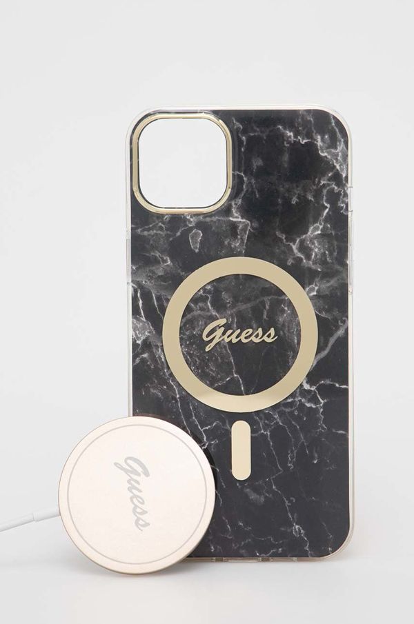 Guess Etui za telefon i punjač Guess iPhone 14 Plus 6,7'' boja: crna