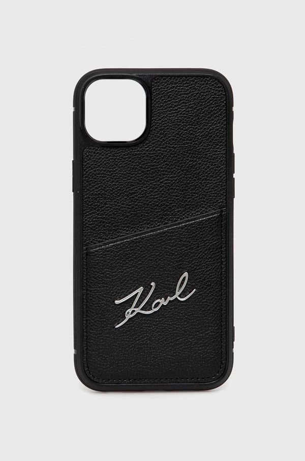 Karl Lagerfeld Etui za telefon Karl Lagerfeld iPhone 14 Plus 6,7" boja: crna