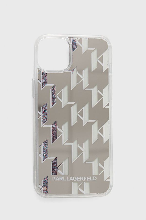 Karl Lagerfeld Etui za telefon Karl Lagerfeld iPhone 14 Plus 6,7" boja: srebrna