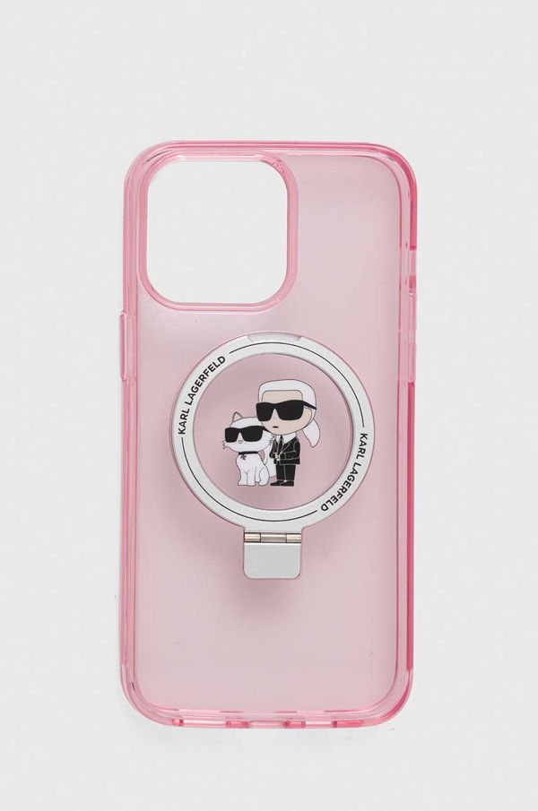 Karl Lagerfeld Etui za telefon Karl Lagerfeld iPhone 15 Pro Max 6.7 boja: ružičasta