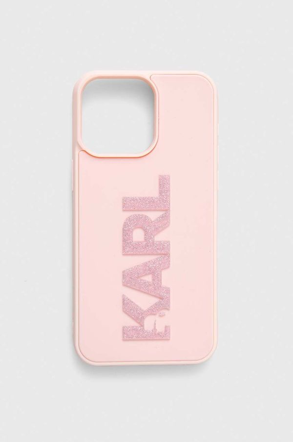 Karl Lagerfeld Etui za telefon Karl Lagerfeld iPhone 15 Pro Max 6.7" boja: ružičasta