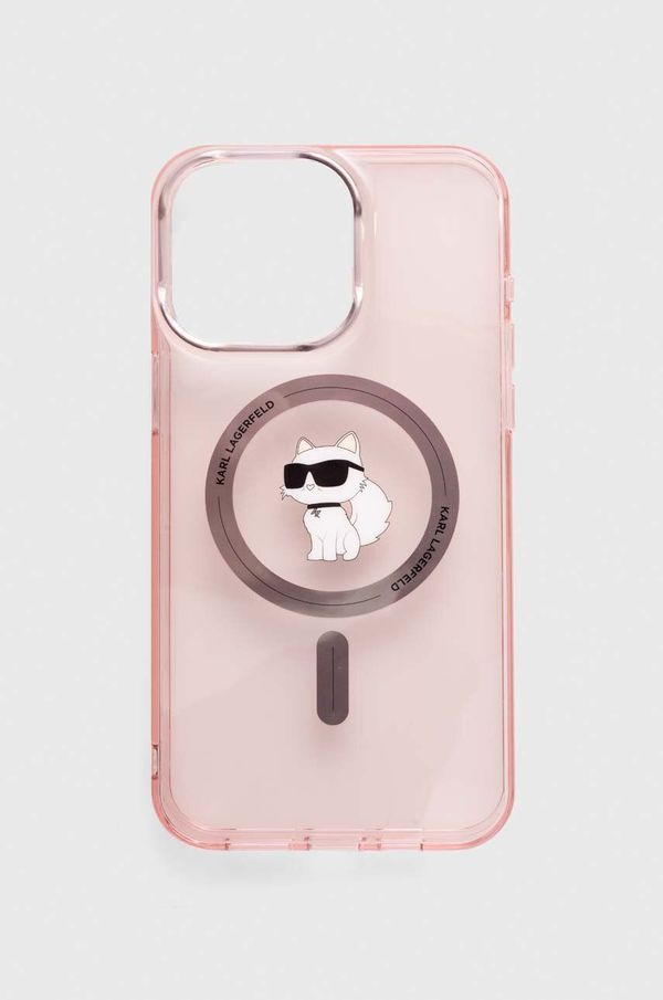Karl Lagerfeld Etui za telefon Karl Lagerfeld iPhone 15 Pro Max 6.7" boja: ružičasta
