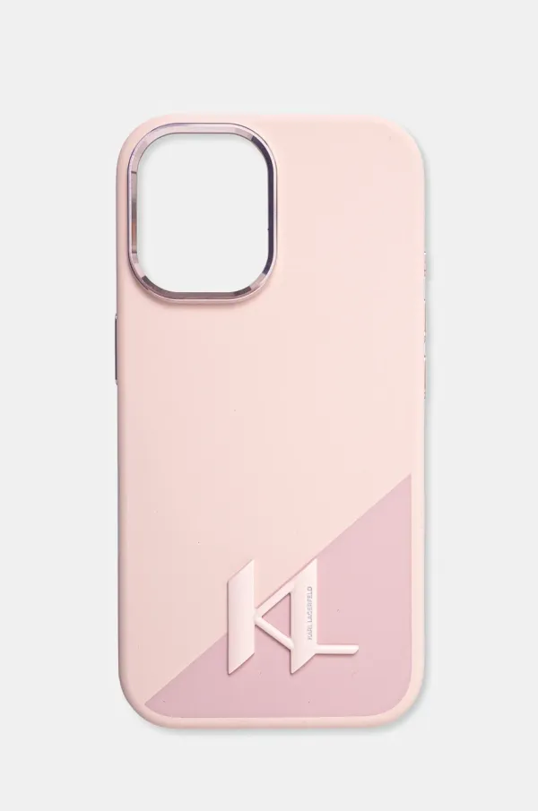 Karl Lagerfeld Etui za telefon Karl Lagerfeld iPhone 16 6.1 boja: ružičasta, KLHMP16SSCMKMPCP