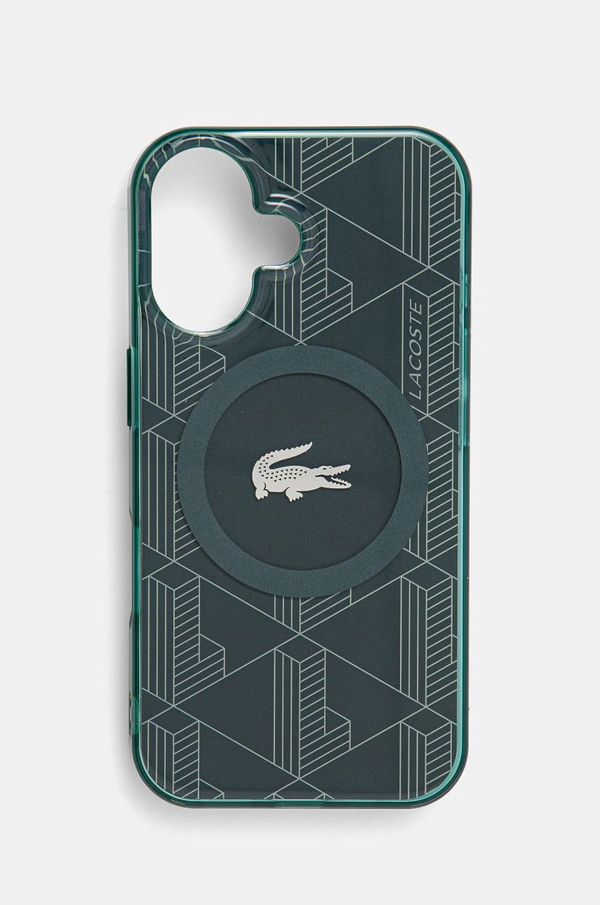 Lacoste Etui za telefon Lacoste iPhone 16 6.1 boja: zelena, LCHMP16SUBSE