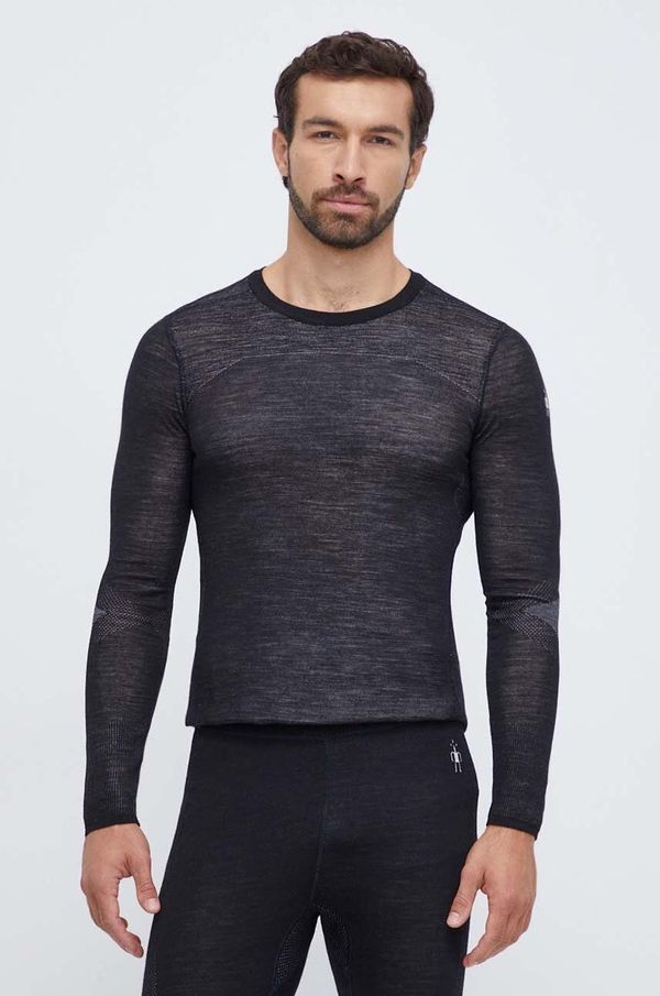 Smartwool Funkcionalna majica dugih rukava Smartwool Intraknit Thermal Merino boja: crna
