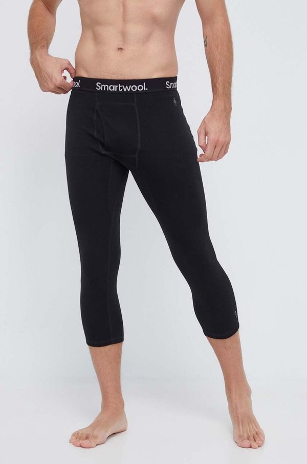 Smartwool Funkcionalne tajice Smartwool Classic Thermal Merino boja: crna