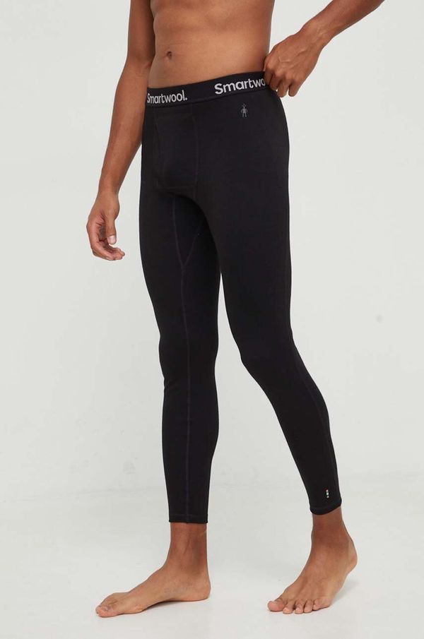 Smartwool Funkcionalne tajice Smartwool Classic Thermal Merino boja: crna