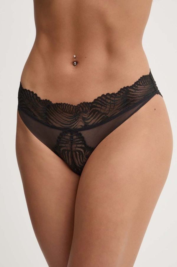 Calvin Klein Underwear Gaćice Calvin Klein Underwear boja: crna, od čipke, 000QF7911E