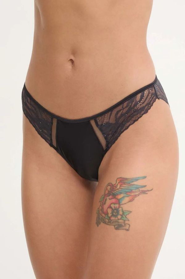 Calvin Klein Underwear Gaćice Calvin Klein Underwear boja: crna, od čipke, 000QF7919E