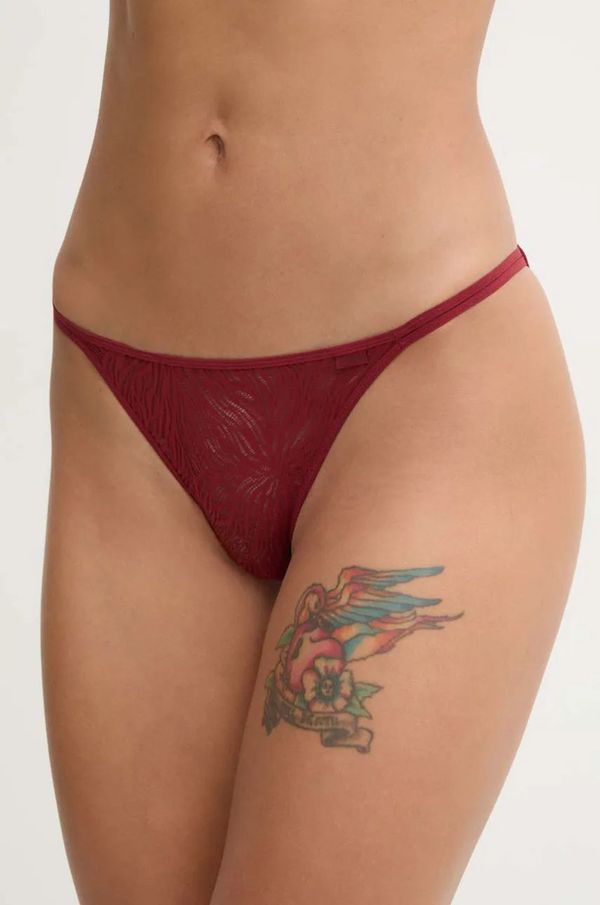 Calvin Klein Underwear Gaćice Calvin Klein Underwear boja: crvena, od čipke, 000QF7105E