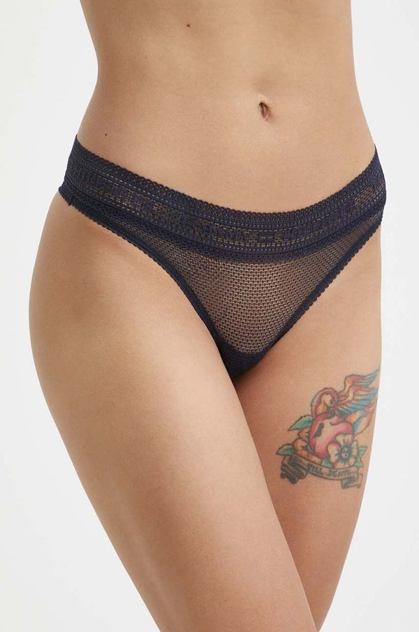 Tommy Hilfiger Gaćice Tommy Hilfiger boja: tamno plava, od čipke, UW0UW05209