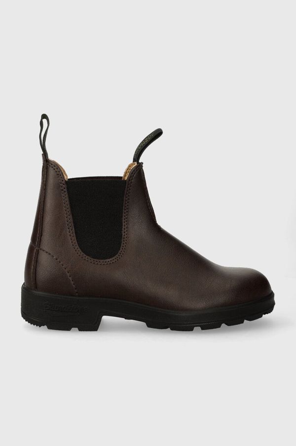 Blundstone Gležnjače Blundstone 2116 za žene, boja: smeđa, ravni potplat, 2116.Vegan.Brown
