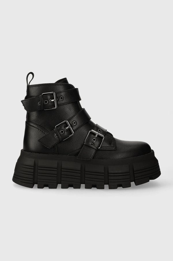 Buffalo Gležnjače Buffalo Ava Ankle Boot za žene, boja: crna, s platformom, sa srednje toplom podstavom, 1224016
