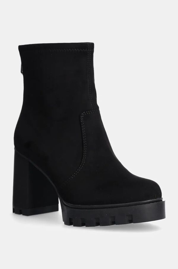 Calvin Klein Jeans Gležnjače Calvin Klein Jeans HEEL PLATFORM ZIP BOOT SS za žene, boja: crna, s debelom potpeticom, YW0YW01601