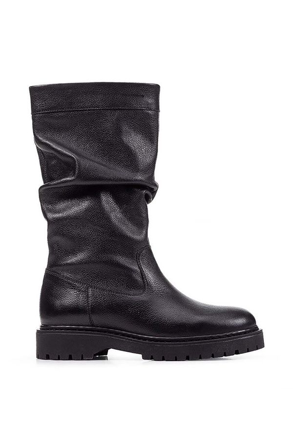 Geox Gležnjače Geox D BLEYZE H za žene, boja: crna, ravni potplat, D16QDH 00085 C9999