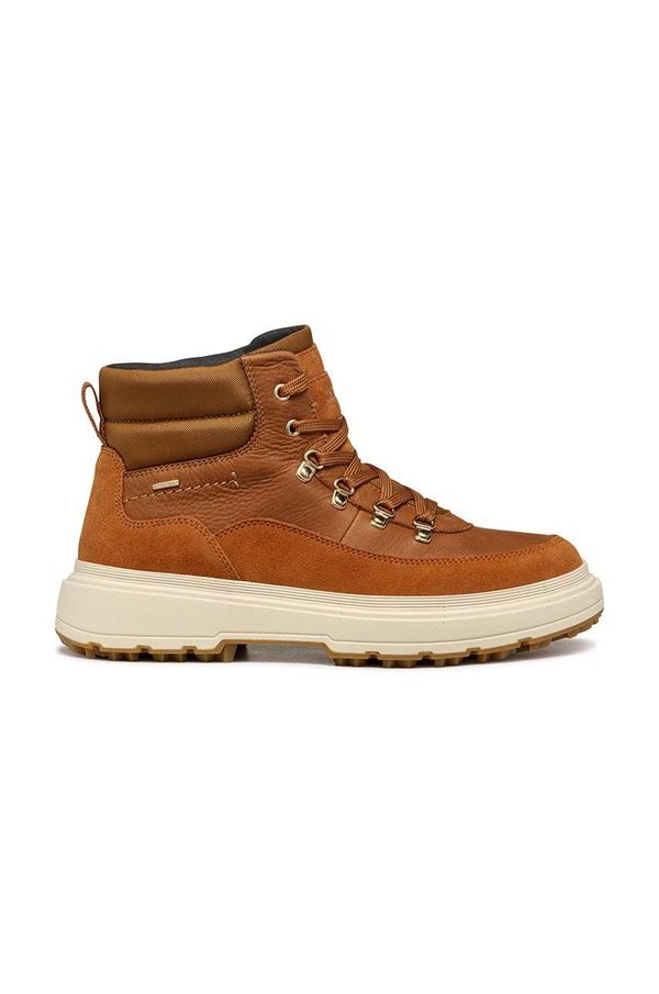 Geox Gležnjače Geox D LAMIDIE + GRIP ABX boja: smeđa, ravni potplat, D46XMA 022FV C6001