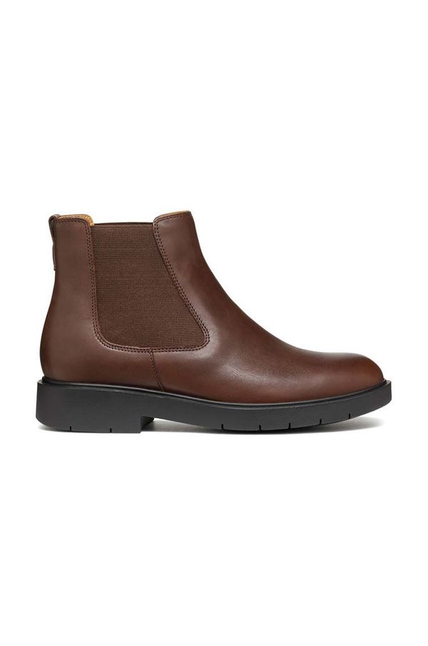 Geox Gležnjače Geox D SPHERICA EC1 za žene, boja: smeđa, ravni potplat, D16QRC 00043 C6006