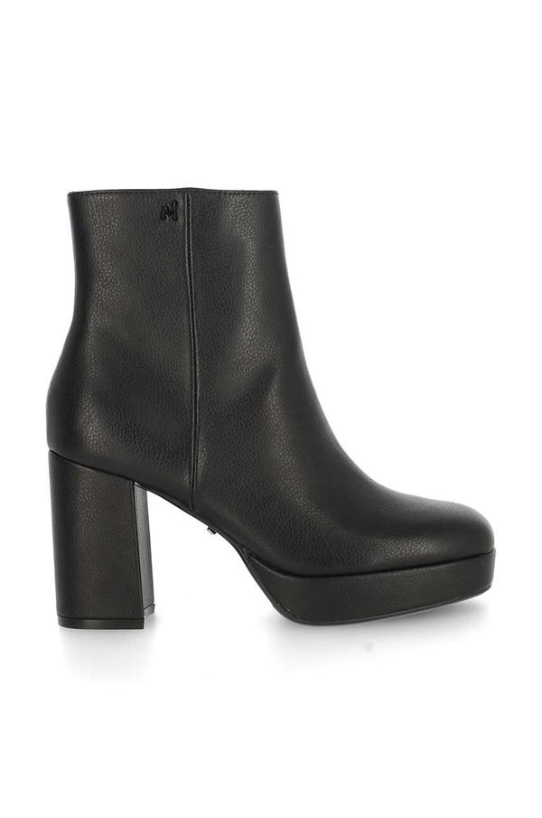 Mexx Gležnjače Mexx Ankle Boot Melody za žene, boja: crna, s debelom potpeticom, MXQL012601W
