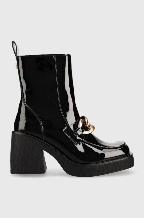 Steve Madden Gležnjače Steve Madden Blooms za žene, boja: crna, s debelom petom