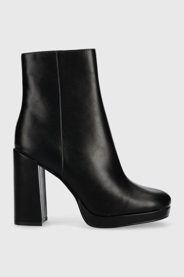Steve Madden Gležnjače Steve Madden Main za žene, boja: crna, s debelom petom