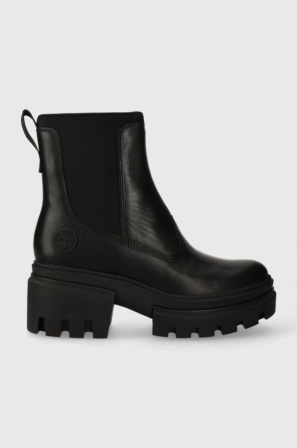 Timberland Gležnjače Timberland Everleigh Boot Chelsea za žene, boja: crna, s platformom, TB0A5YFR0151