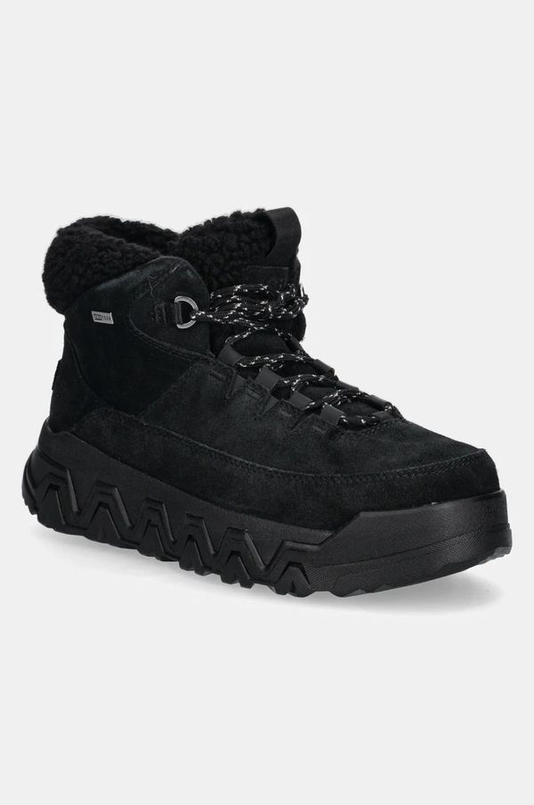 Ugg Gležnjače UGG Terretrail Cozy Lace za žene, boja: crna, s platformom, s toplom podstavom, 1158210-BLK