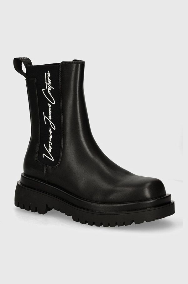 Versace Jeans Couture Gležnjače Versace Jeans Couture Drew za žene, boja: crna, s platformom, 77VA3S60 ZS868 899