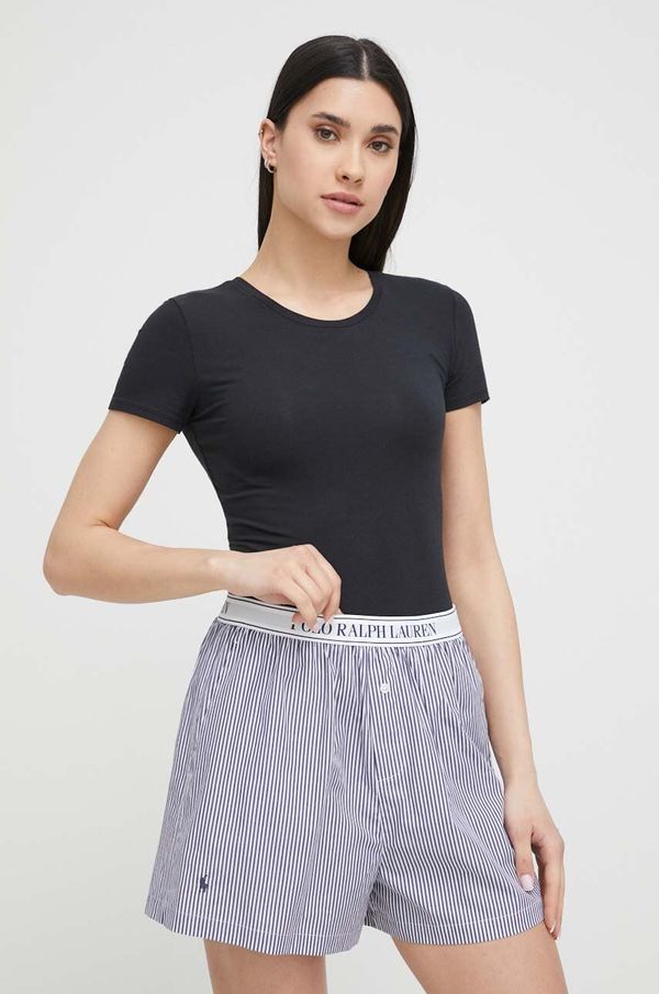 Polo Ralph Lauren Gornji dio pidžame Polo Ralph Lauren boja: crna