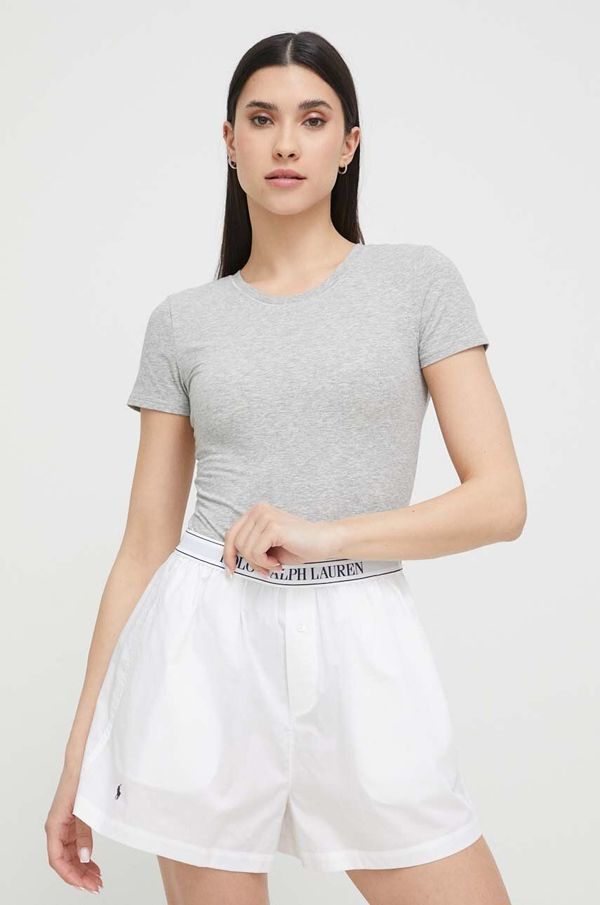 Polo Ralph Lauren Gornji dio pidžame Polo Ralph Lauren boja: siva
