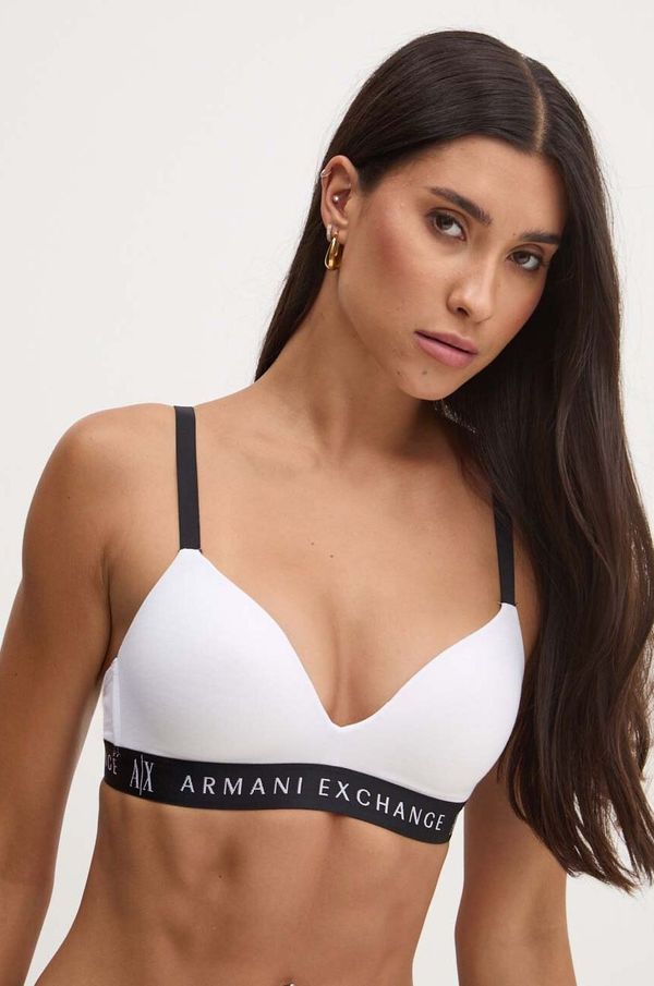 Armani Exchange Grudnjak Armani Exchange boja: bijela, bez uzorka, 947027 CC502