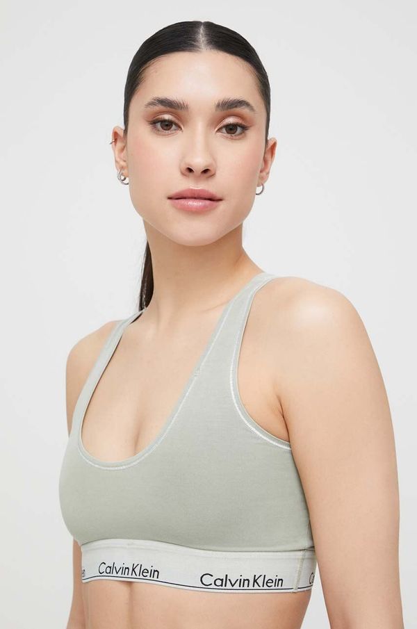 Calvin Klein Underwear Grudnjak Calvin Klein Underwear boja: zelena, glatki model