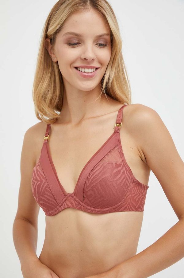 Chantelle Grudnjak Chantelle boja: bordo, bez uzorka