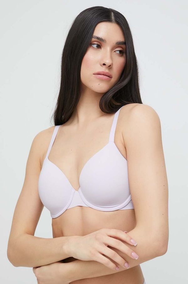 DKNY Grudnjak Dkny boja: ljubičasta, glatki model
