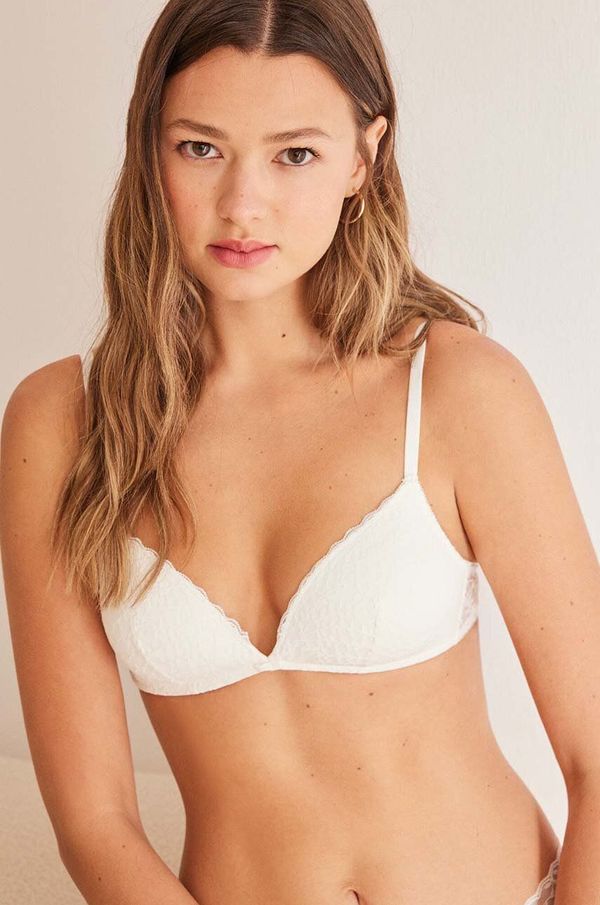 women'secret Grudnjak women'secret HELANKAS 1 boja: bijela, čipkasti, bez uzorka, 5668228