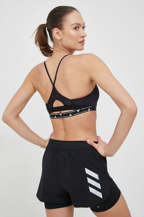adidas Performance Grudnjak za jogu adidas Performance Aeroreact boja: crna, jednobojni model