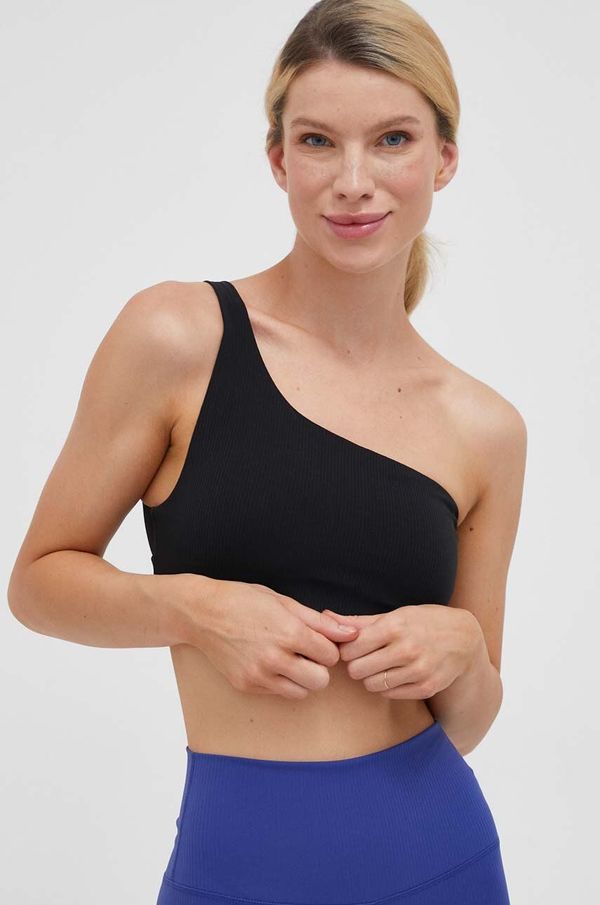 JOYINME Grudnjak za jogu JOYINME Heat Ribbed boja: crna, glatki model