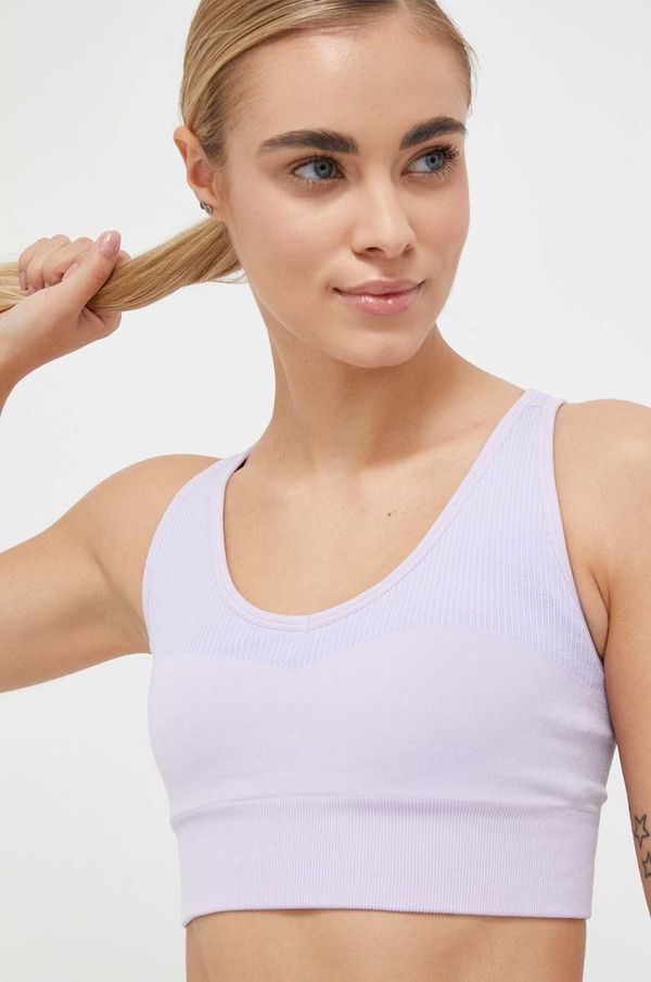 Reebok Grudnjak za jogu Reebok boja: ljubičasta, glatki model