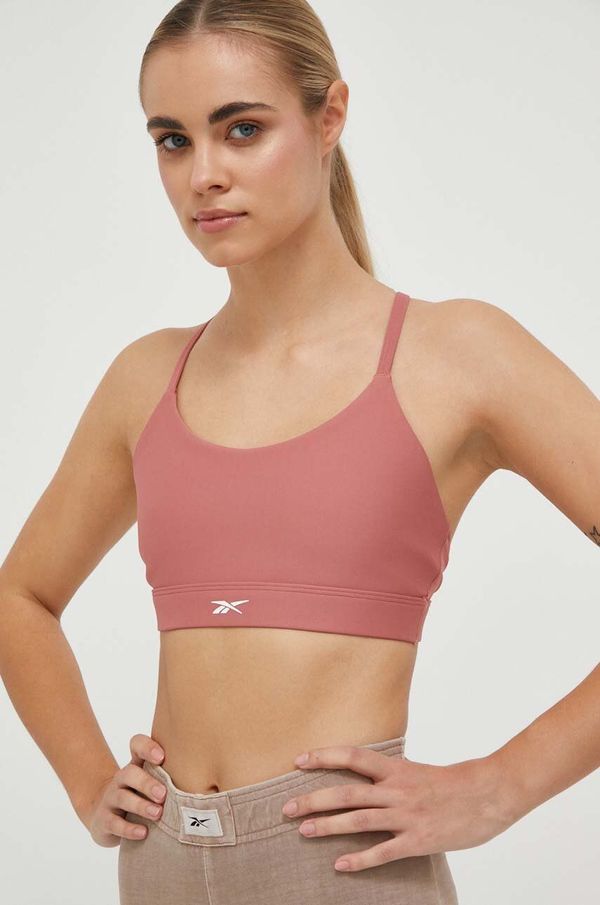 Reebok Grudnjak za jogu Reebok boja: narančasta, glatki model