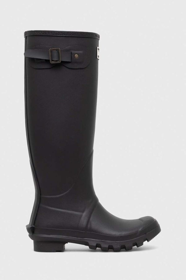Barbour Gumene čizme Barbour Bede za žene, boja: crna, LRF0043BK11