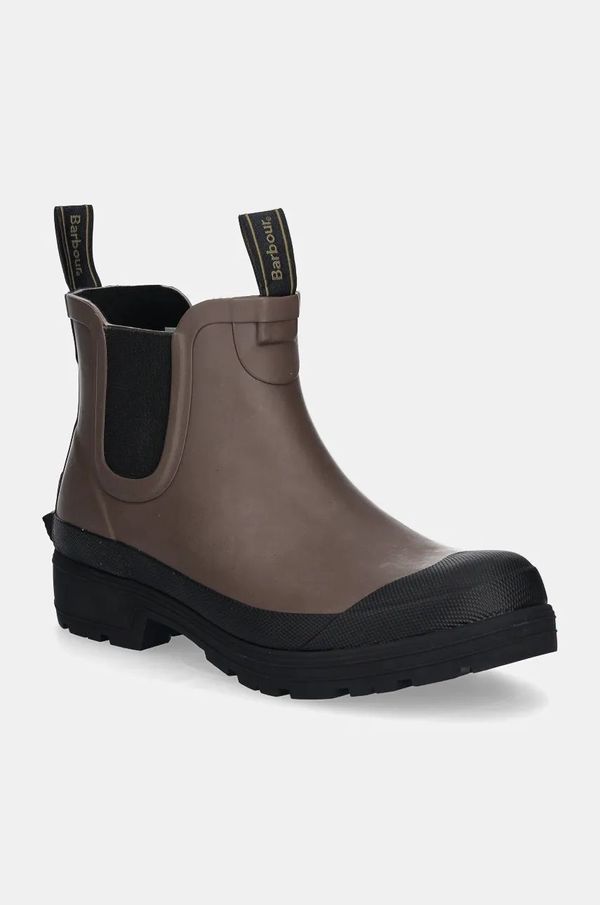 Barbour Gumene čizme Barbour Storm za muškarce, boja: smeđa, MRF0033SN92