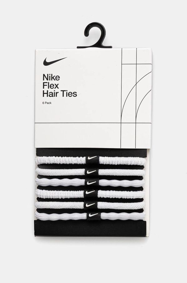 Nike Gumice za kosu Nike 6-pack boja: bijela, N.100.9194.189.OS