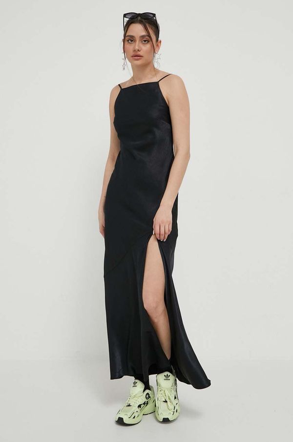 Abercrombie & Fitch Haljina Abercrombie & Fitch boja: crna, maxi, uska