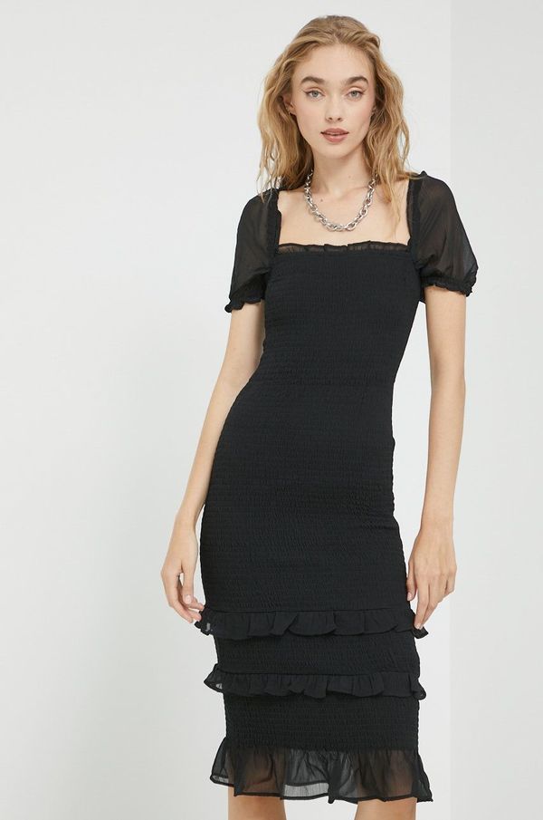 Abercrombie & Fitch Haljina Abercrombie & Fitch boja: crna, mini, uske