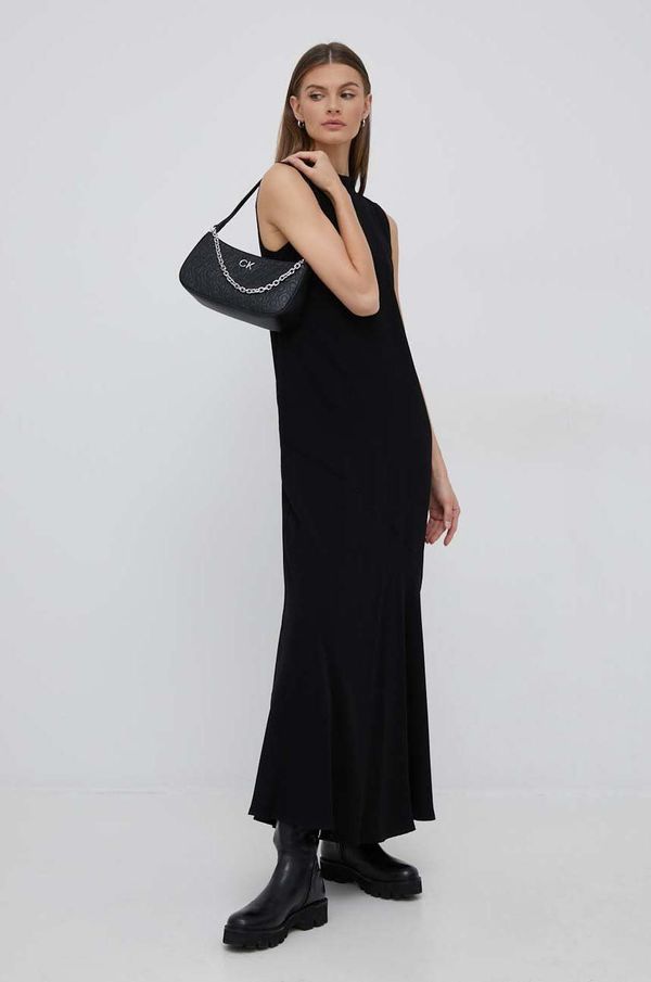 Calvin Klein Haljina Calvin Klein boja: crna, maxi, ravna