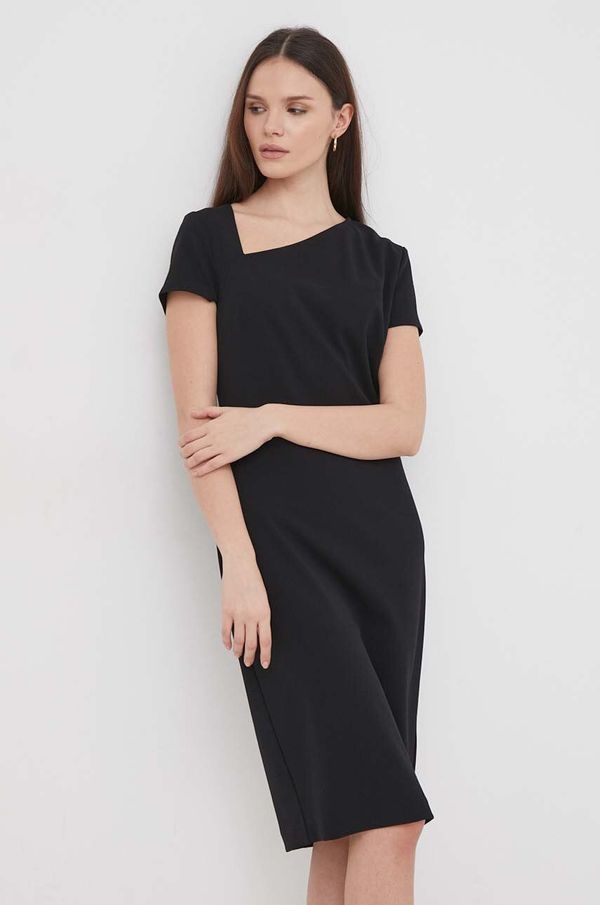 Calvin Klein Haljina Calvin Klein boja: crna, mini, ravna